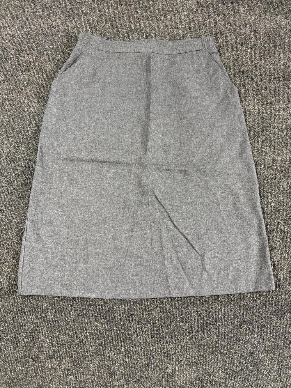 Vintage Skirts That Fit Skirt Womens 12 Gray Tweed Straight Midi Pockets USA